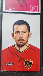 Foto originele handtekening Sergen Yalcin Galatasaray, Verzamelen, Ophalen of Verzenden, Zo goed als nieuw, Buitenlandse clubs