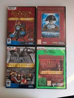 4x Total War PC games – Shogun, Napoleon, Rome & Medieval PC, Spelcomputers en Games, 1 speler, Racen en Vliegen, Ophalen of Verzenden