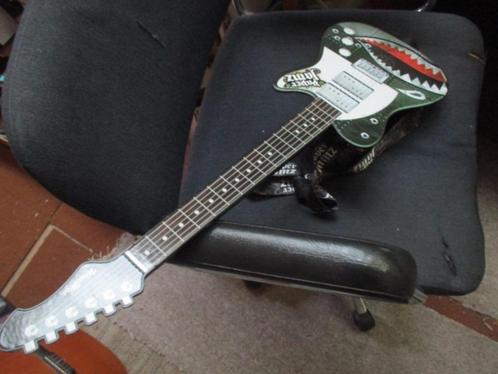 Paper jamz speelgoed gitaar, met 3 melodien 3 rock melodien, Verzamelen, Overige Verzamelen, Gebruikt, Ophalen of Verzenden