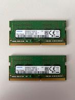 2x Samsung 8GB DDR4 Laptop RAM, Computers en Software, RAM geheugen, Ophalen of Verzenden, Gebruikt, DDR4, Laptop