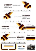 Vrachtauto decal 1:50 De Bruin Surhuisterveen Daf XF, Hobby en Vrije tijd, Modelauto's | 1:50, Verzenden, Nieuw, Bus of Vrachtwagen