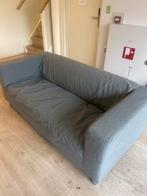 Grijze stoffen bank, Huis en Inrichting, Banken | Bankstellen, Ophalen, Gebruikt, Tweepersoons, 75 tot 100 cm