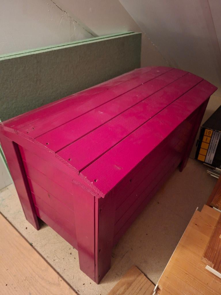 Opbergboxen 4 st 32x32x32 cm stof roze