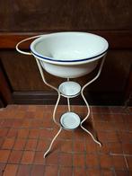 Antiek wastafel met standaard, Antiek en Kunst, Antiek | Emaille, Ophalen