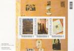 Nederland Postset Anne Frank met blokje persoonlijke zegels, Verzenden, Na 1940, Postfris