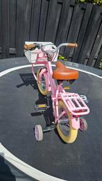 Roze kinderfiets met zijwieltjes, Fietsen en Brommers, Fietsen | Driewielers, Ophalen of Verzenden, Gebruikt