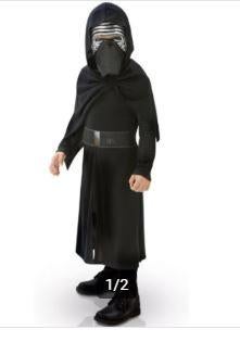 Kylo Ren Nieuw Classic Kylo Ren mt 110 / 116., Kinderen en Baby's, Carnavalskleding en Verkleedspullen, Nieuw, Jongen, 110 t/m 116