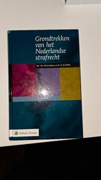 Grondtrekken van het Nederlandse strafrecht, Boeken, Ophalen, Wolters Kluwer, Gamma, WO