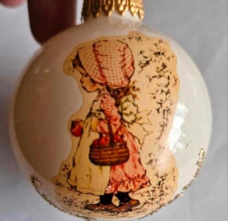 Oude Kerstbal Sarah Kay, Diversen, Kerst, Zo goed als nieuw, Ophalen of Verzenden