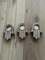 3x Hand van Fatima waxine licht houders, Overige merken, Overige materialen, Gebruikt, Ophalen of Verzenden