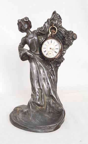 Art Nouveau Horlogestandaard. beschikbaar voor biedingen