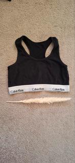 Calvin Klein zwarte sport BH, maat M, Calvin Klein, Ophalen of Verzenden, Zwart, BH