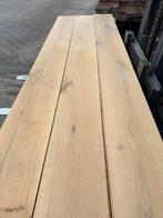 Eiken vloer 36 m2 massief 26,3 cm breed en 2 cm dik, Ophalen, Onbekend, Vloerdelen of -planken, Zo goed als nieuw
