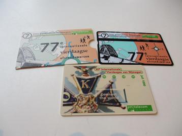 2 telefoonkaarten van de Nijmeegse Vierdaagse beschikbaar voor biedingen