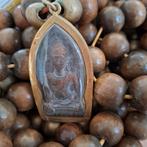 Houten kralen groot, klei amulet, doos vól!, Ophalen of Verzenden, Nieuw, Kraal