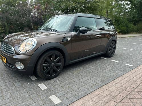 Mini Clubman Automaat 2009 vol opties dealer nw ketting, Auto's, Mini, Particulier, Benzine, Stationwagon, Geïmporteerd, Bruin
