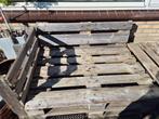 Palletbank 3 delen gratis, Tuin en Terras, Ophalen, Gebruikt, Hout