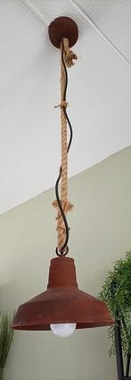 Twee industriele hanglampen (Praxis), Ophalen, Zo goed als nieuw, Metaal, Minder dan 50 cm