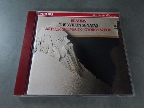 Brahms, Arthur Grumiaux, György Sebök / 3 Violin Sonatas CD, Cd's en Dvd's, Cd's | Klassiek, Verzenden
