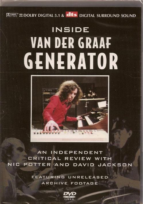 Van der Graaf Generator - Inside, Cd's en Dvd's, Dvd's | Muziek en Concerten, Nieuw in verpakking, Muziek en Concerten, Alle leeftijden