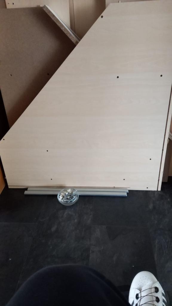 kledingkast, Huis en Inrichting, Kasten | Kledingkasten, Zo goed als nieuw, 150 tot 200 cm, 50 tot 100 cm, 50 tot 75 cm, Met plank(en)