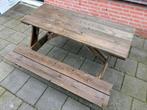 Gratis ophalen | Picknicktafel hout middelgroot, Ophalen, Gebruikt, Rechthoekig, Hout