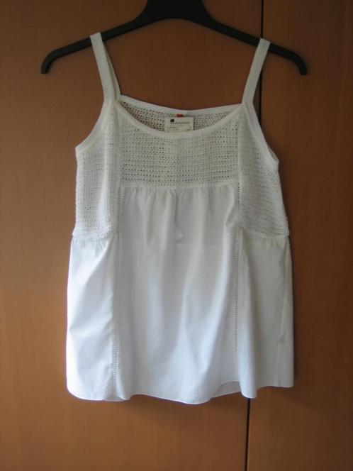 Nieuw! Lief wit tuniekje of top MANDARIN & MINT 44 Snazzeys, Kleding | Dames, Blouses en Tunieken, Nieuw, Maat 42/44 (L), Wit