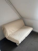 IKEA PS Slaapbank 160x200, Ophalen, Gebruikt, Beige, Tweepersoons