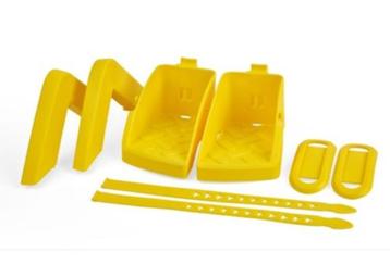 POLISPORT Guppy Maxi (achterzitje) Style Set Geel KOOPJE!!! beschikbaar voor biedingen