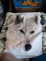 Diverse kussen sloopjes wolven en husky, Ophalen, Nieuw, Wit, Vierkant