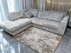 !!ACTIE!! Goossens ribcord hoekbank, gratis levering, Verzenden, Zo goed als nieuw, Vierpersoons of meer, Stof