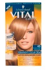 Vital Intensive Colour Creme 43 Natuurlijk Blond(3voor€10,-), Nieuw, Ophalen of Verzenden, Haarverzorger of -hersteller