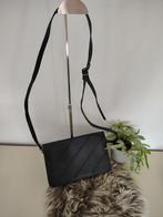 Donkerblauwe schoudertas, Ophalen of Verzenden, Zo goed als nieuw, Zwart, Schoudertasje