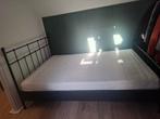 Twijfellaar bed 140x200, Huis en Inrichting, Slaapkamer | Bedden, Ophalen, Zwart, Tweepersoons, 140 cm