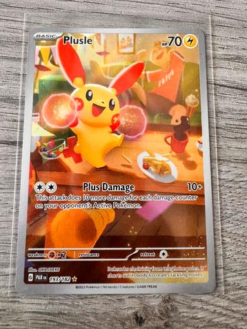 Plusle 193/182 pokemon 2023 beschikbaar voor biedingen