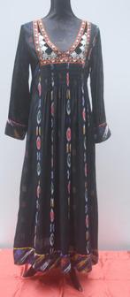 MISS JUNE jurk met fluwelen gedeelten maat M, Maat 38/40 (M), Verzenden, Zwart, Miss June