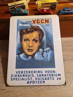 Emaille reclamebord V.G.C.V verzekering langcat Bussum, Verzamelen, Merken en Reclamevoorwerpen, Ophalen of Verzenden, Gebruikt