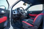 Fiat 500 C 0.9 TwinAir Turbo 500S Airco Leer/Stof PDC Audio, Gebruikt, Euro 6, Cabriolet, Leder en Stof