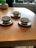 Vintage Boch Belgium kopjes en schotels, Antiek en Kunst, Antiek | Servies compleet, Ophalen of Verzenden