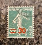 Frankrijk 1941 Zaaister met opdruk 30#35 gestempeld, Postzegels en Munten, Postzegels | Europa | Frankrijk, Ophalen of Verzenden