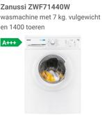 Zanussi ZWF71440W Wasmachine - 7kg, 1400 toeren, Witgoed en Apparatuur, Wasmachines, Ophalen, Gebruikt, 85 tot 90 cm, 1200 tot 1600 toeren