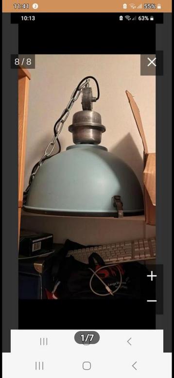 Industriële  lamp in zeer goede staat beschikbaar voor biedingen
