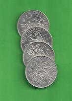 4 zilveren Juliana Rijksdaalders 1964 Divers, Koningin Juliana, Zilver, 2½ gulden, Verzenden