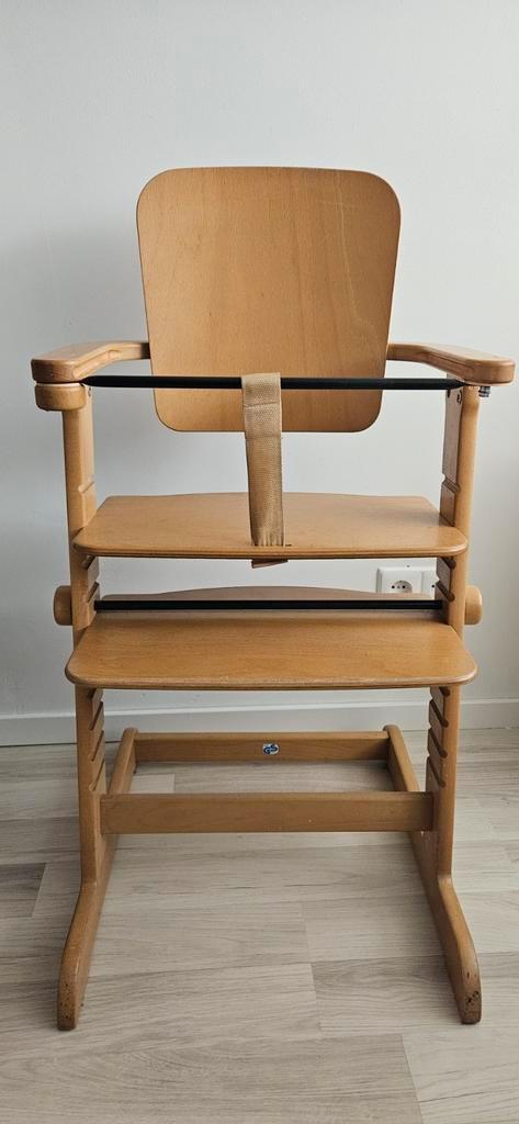 Geuther Family Meegroeistoel - Vintage, Kinderen en Baby's, Kinderstoelen, Gebruikt, Meegroeistoel, Gordel(s), Ophalen of Verzenden
