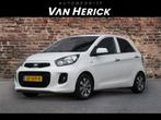 Kia Picanto 1.0 CVVT ComfortPlusLine Navigator | Trekhaak |, Auto's, Kia, Stof, Gebruikt, 4 stoelen, Wit