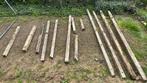Partij oude eiken balken diverse lengtes, Doe-het-zelf en Verbouw, Gebruikt, Balk, 300 cm of meer, Ophalen