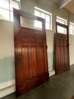 antieke eiken kloosterdeuren, Ophalen