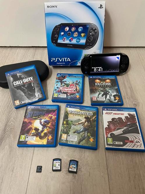 Playstation Vita set met games, Spelcomputers en Games, Games | Sony PlayStation Vita, Zo goed als nieuw, 1 speler, Ophalen of Verzenden