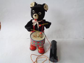 Oude blikken Alps Barney the Drummer Boy, Japan, jr'60s beschikbaar voor biedingen