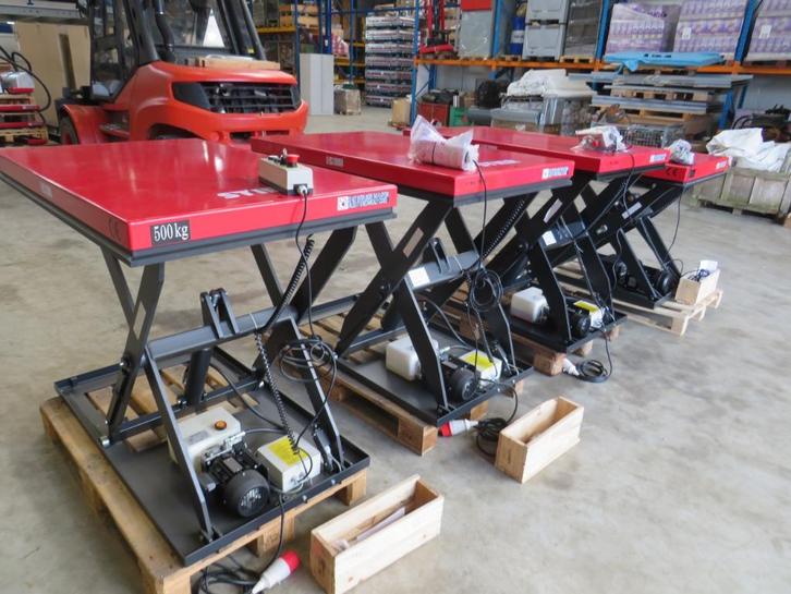 heftafel heftafels schaarheftafels 500 1000 en 3000kg 380v, Doe-het-zelf en Verbouw, Gereedschap | Handgereedschap, Nieuw, Ophalen